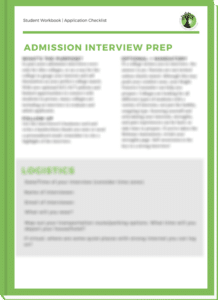 Admission interview Prep Guide