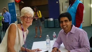 Sal Khan and Beth Dennard